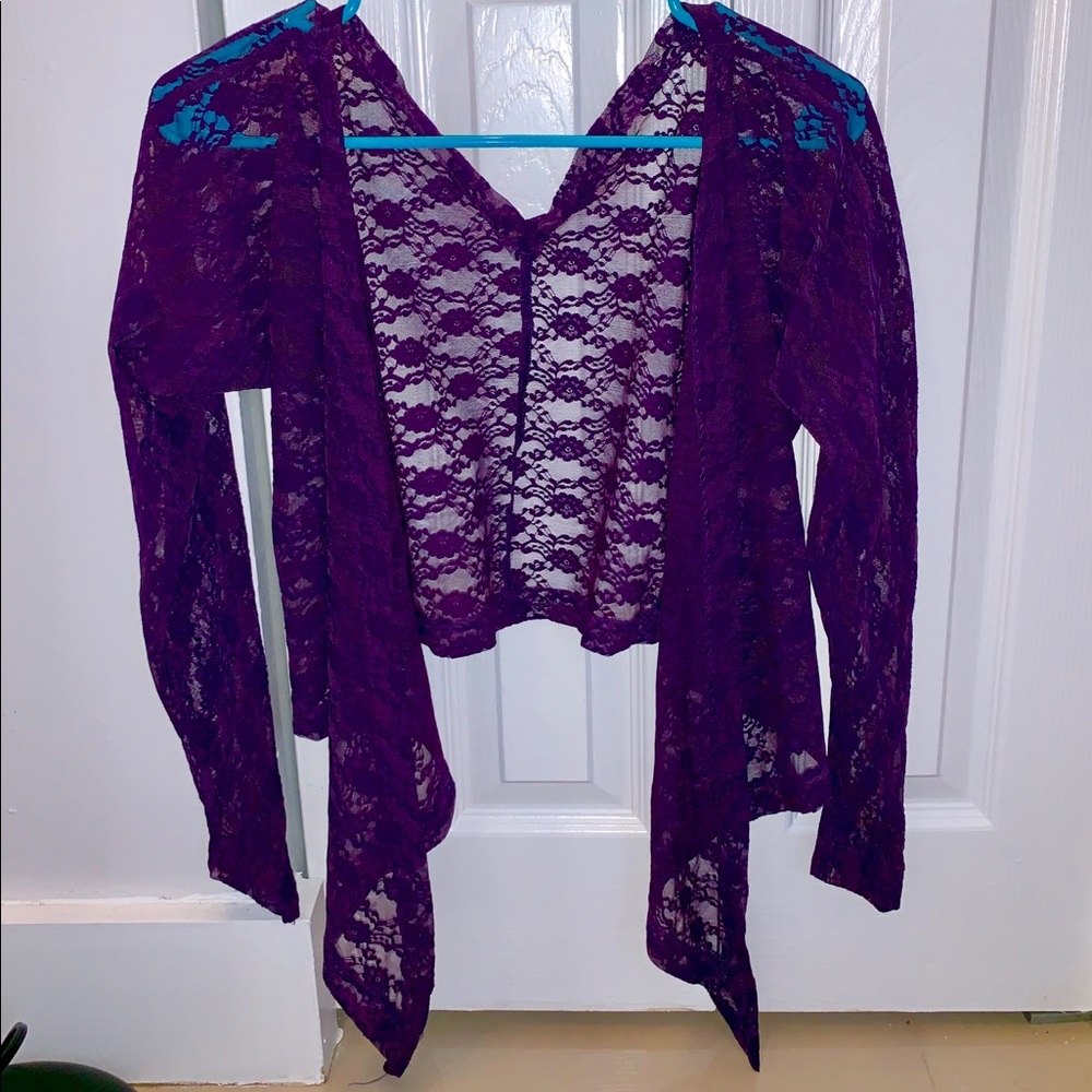 Betsey Johnson Lace Cardigan/Shrug Bolero